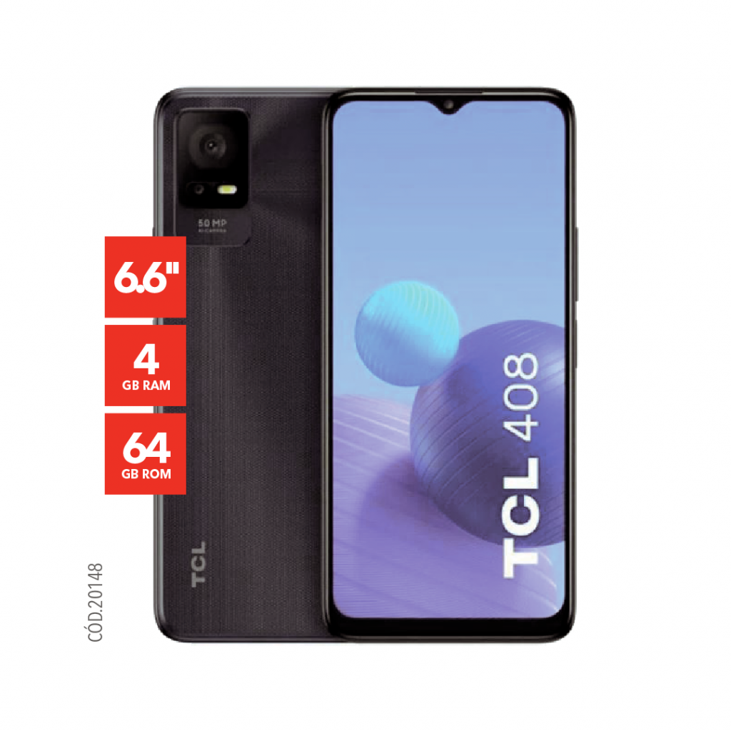 Celular TCL 408 Gravity Gray – Pascal Computadoras